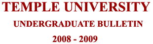 Undergraduate Bulletin 2005 - 2006