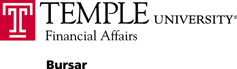 Temple University Bursar Logo