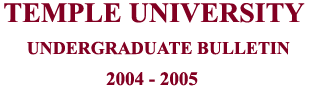 Temple University UGB Header