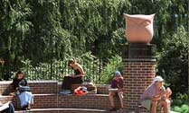 Image of Temple University flag