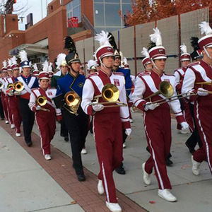 Diamond Marching Band walking