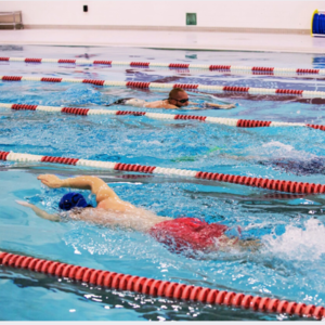 People swimming in pool