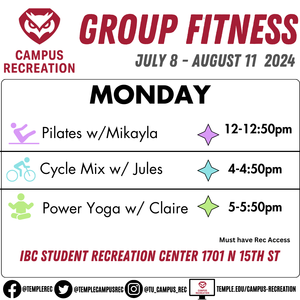 Group Fitness Schedule