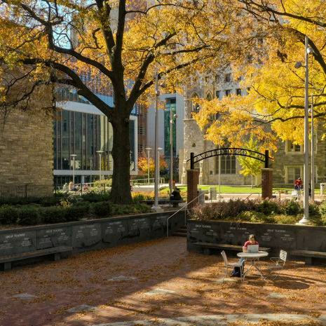 O'Connor Plaza on a fall day