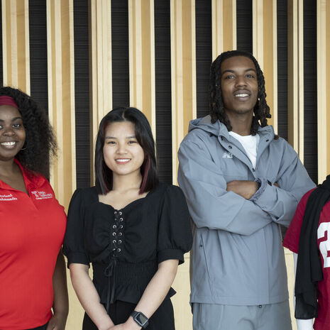  Image of graduating students in Temple’s Cecil B. Moore Scholars Program. 