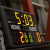 sport clock at scorers table