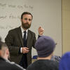 Secondary Education Professor teaching a class