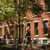 Students walking on Main Campus in Philadelphia
