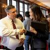 A Temple student attends a Center for Student Professional Development event.