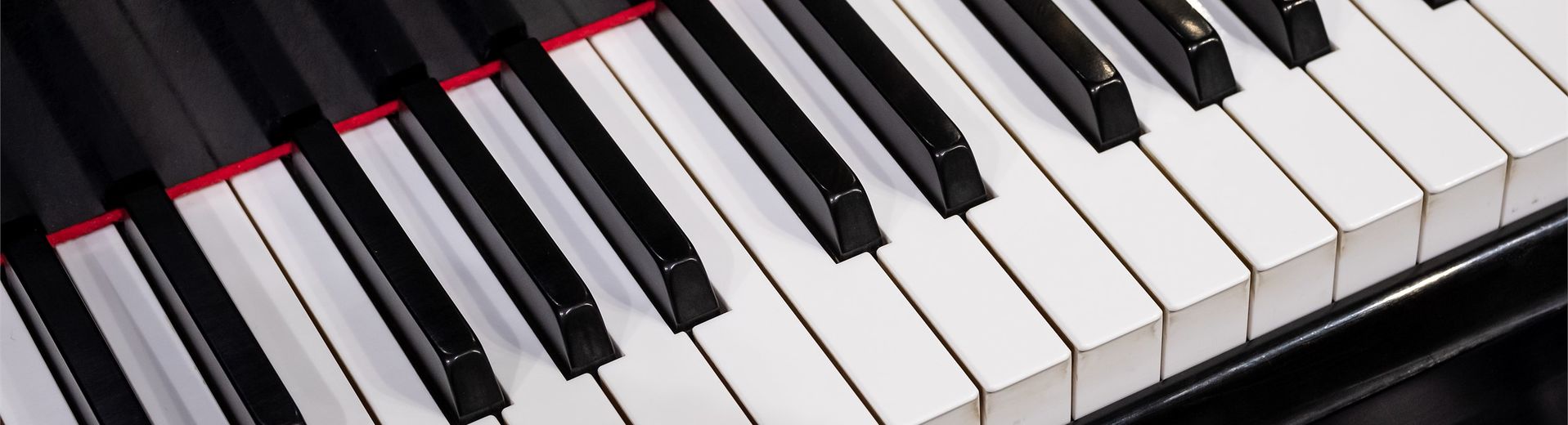 The black-and-white keys of a Steinway piano.