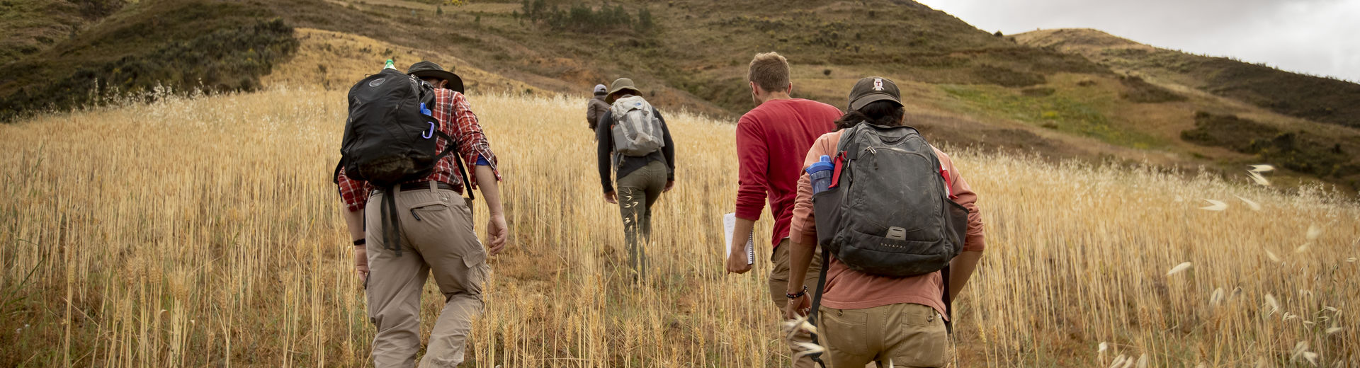 College of Liberal Arts students hiking in Latin America