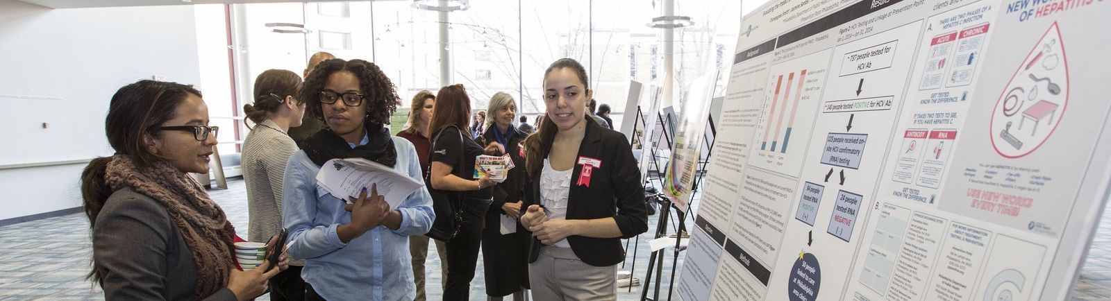 College of Public Health students share research findings with the public.