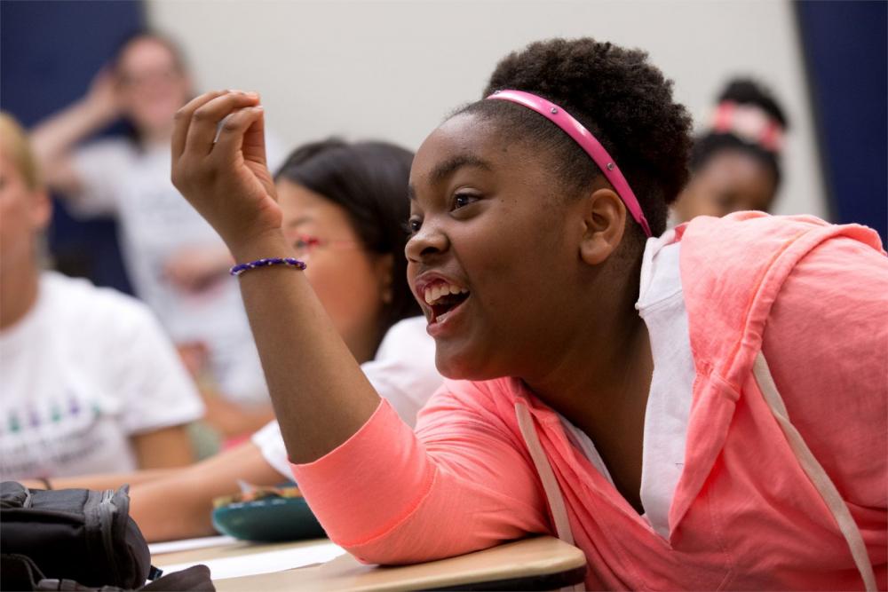 A Girls High student is picking up the knowledge her Temple-Made teacher just dropped.