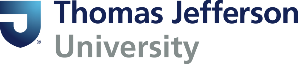 Logo that reads Thomas Jefferson University